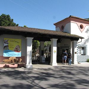 Santa Barbara Zoo Entrance - March 12, 2010