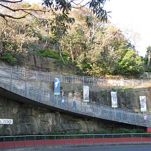 Taronga Zoo 2007 - Stairway on the harbour side of the zoo