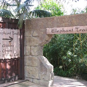 Taronga Zoo 2007 - Part of Elephant Trail in Wild Asia