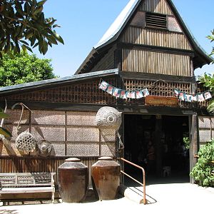 Melbourne Zoo 2008 - Shed at the new Asiatic Elephant exhibit