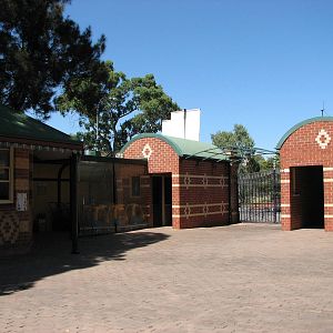 Adelaide Zoo 2008 - Historic main gate from inside the zoo