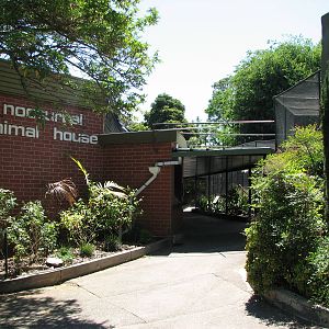 Adelaide Zoo 2008 - Entrance to the Nocturnal Animal House and some aviarie