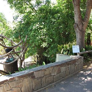 Adelaide Zoo 2008 - Small carnivore exhibits from above