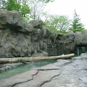 Cincinnati Zoo 2003 - View alongside the first Polar Bear exhibit