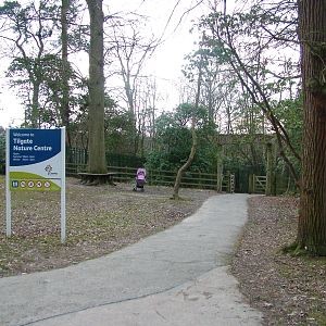 Entrance to Tilgate Nature Centre 14/03/10