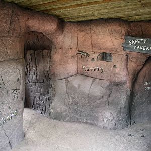 Indoor viewing area above Ussuri Falls - 14 March 2010