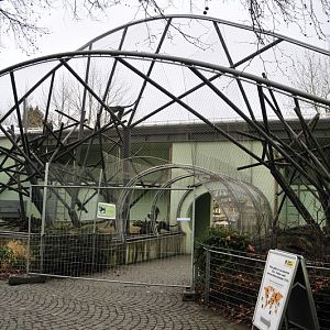 Construction works at the monkey tunnle at munich