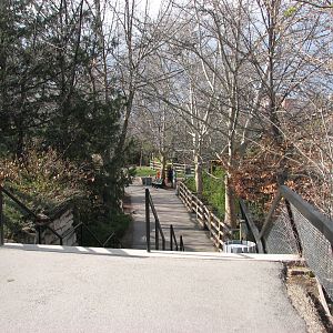 View towards Zoo Farm and Amur Tiger Exhibit