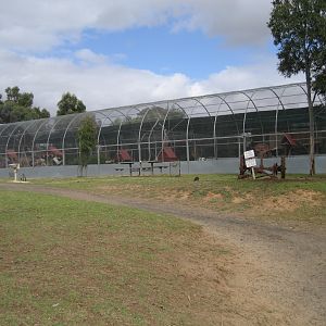 Exterior of Arid Walkthrough Aviary