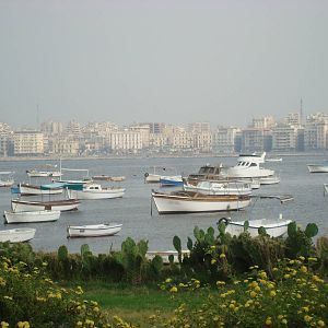 View across the harbour
