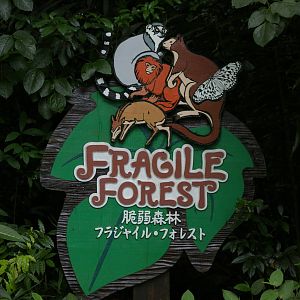 Fragile Forest sign