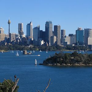 Sydney Panorama from Taronga Zoo - May 2004