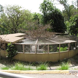 Back View of A Roundhouse