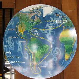 Route-map of the Oceanium