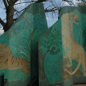 Decorations at the Cat Terrace