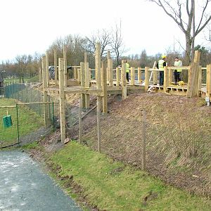 Walkway extension at Blackpool 26/03/10
