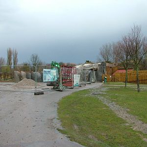 Sea Lion pool construction at Blackpool 26/03/10