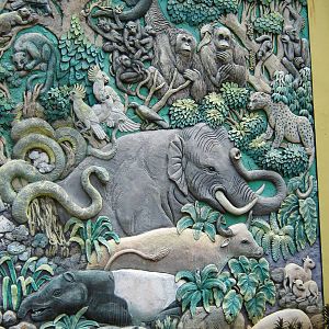 part of a wall mural