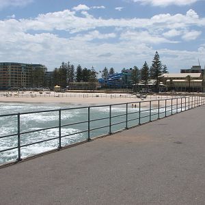 Rodney Fox Shark Experience Museum 2008 - View to the museum from the pier