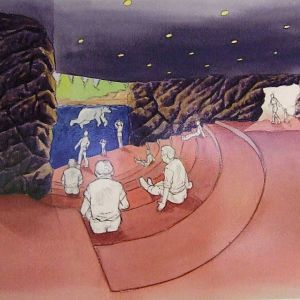 Sketch, Polar Bear exhibit, Arctica