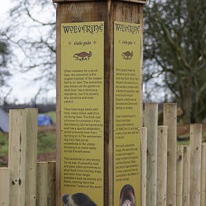 New signs for 'the beasts are back' area