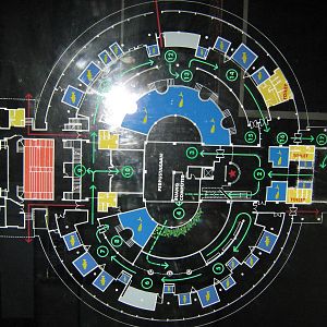 wall plan of the Aquarium
