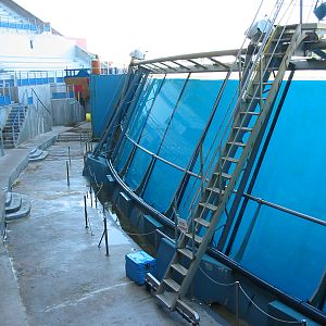 Marineland Antibes 2005 - Killer Whale Stadium viewing windows