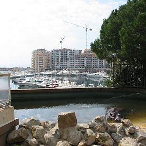 Jardin Animalier 2005 - Part of the tiny Hippopotamus exhibit