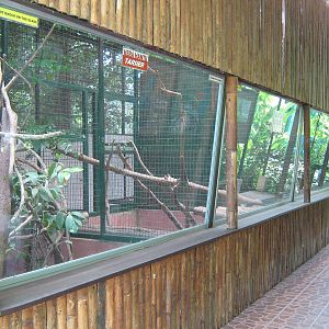 glass-fronted cages