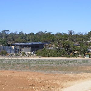 Chimpanzee Exhibit from distance - April, 2010