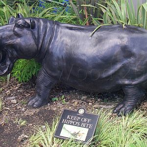 Hippo Sculpture