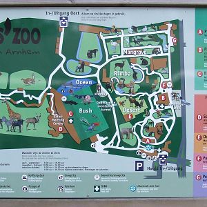 Map, Burgers Zoo