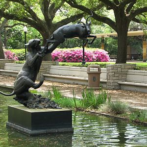Reflecting Pool - Statue