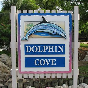 Dolphin Cove - Sign