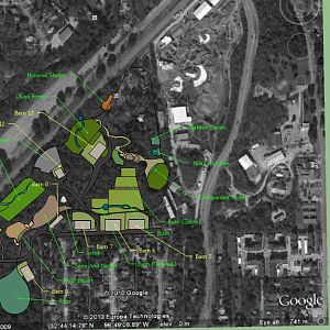 Map of the Wilds of Africa Monorail Exhibits