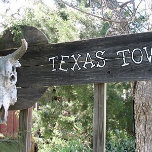 Texas Wild! - Texas Town - Sign
