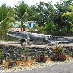 statue outside the entrance