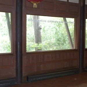 Thai bulding in the Tiger exhibit