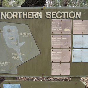 Map of the Northern Section