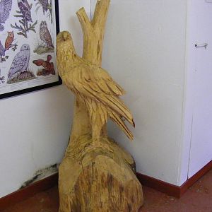 Eagle statue at Blair Drummond Safari Park, 19 May 2010