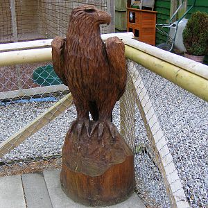 Statue at Blair Drummond Safari Park, 19 May 2010