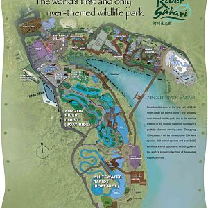 Artist's impression of River Safari layout