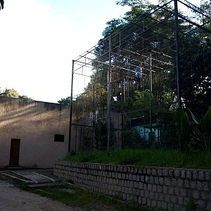 Tsimbazaza Zoo - Lemur exhibit and house