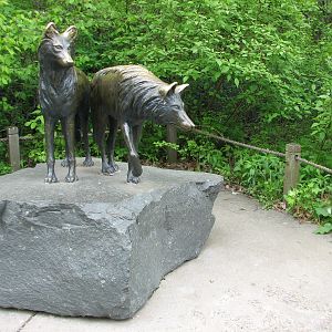 Northern Trail - Wolf Sculptures