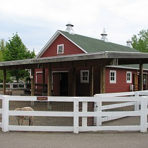 Family Farm - Goat and Sheep Barn Exterior