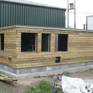 New Animal House under construction .