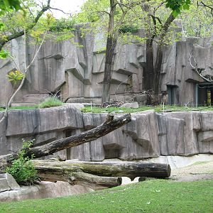Cheetah Exhibit with Impala Country Exhibit in foreground