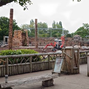 Elephant Paddock Renovations - 01/06/2010