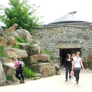 Giraffe House entrance at Prague, 24/05/10