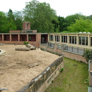 Elephant paddock at Prague, 24/05/10